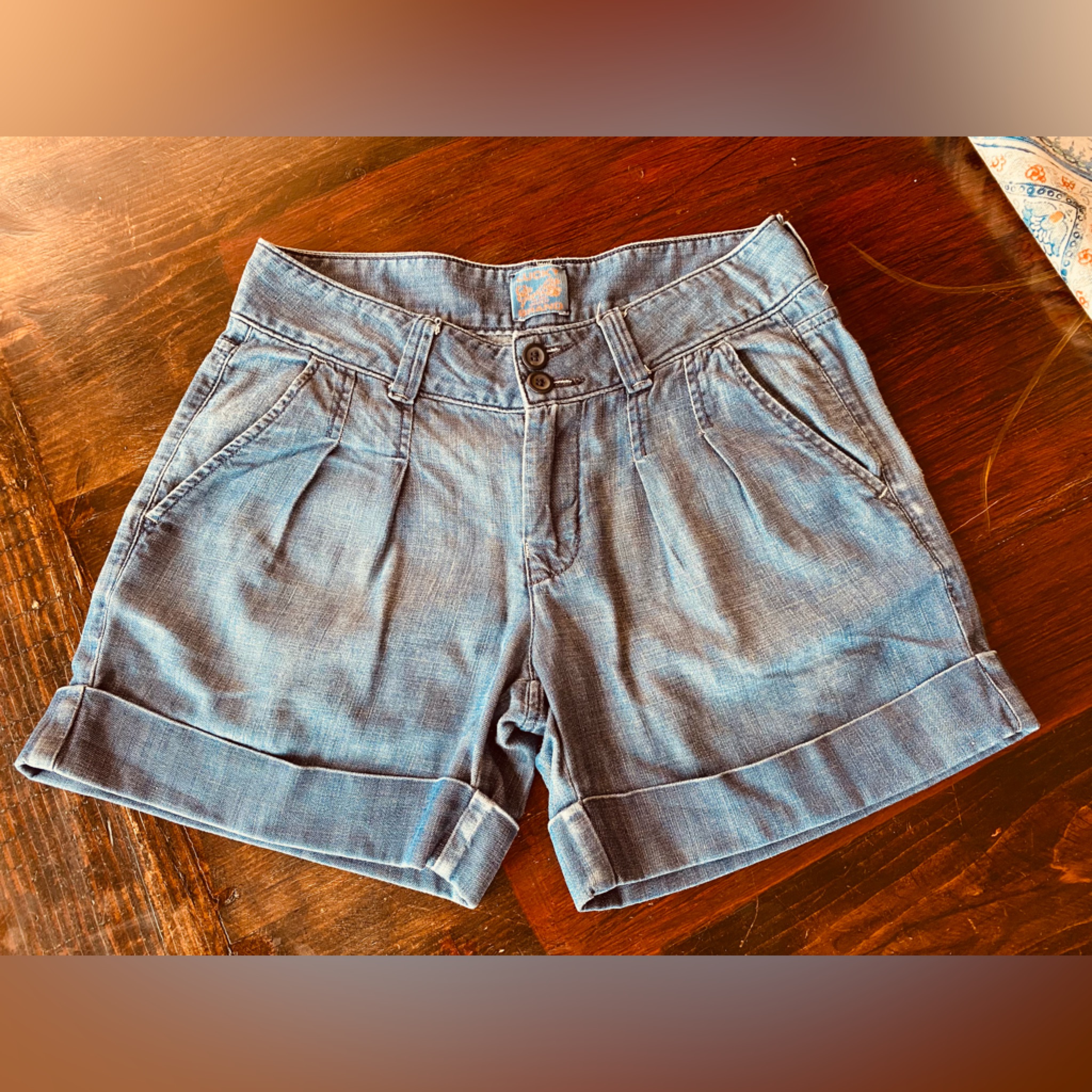 Lucky Brand Cuffed Denim Short
